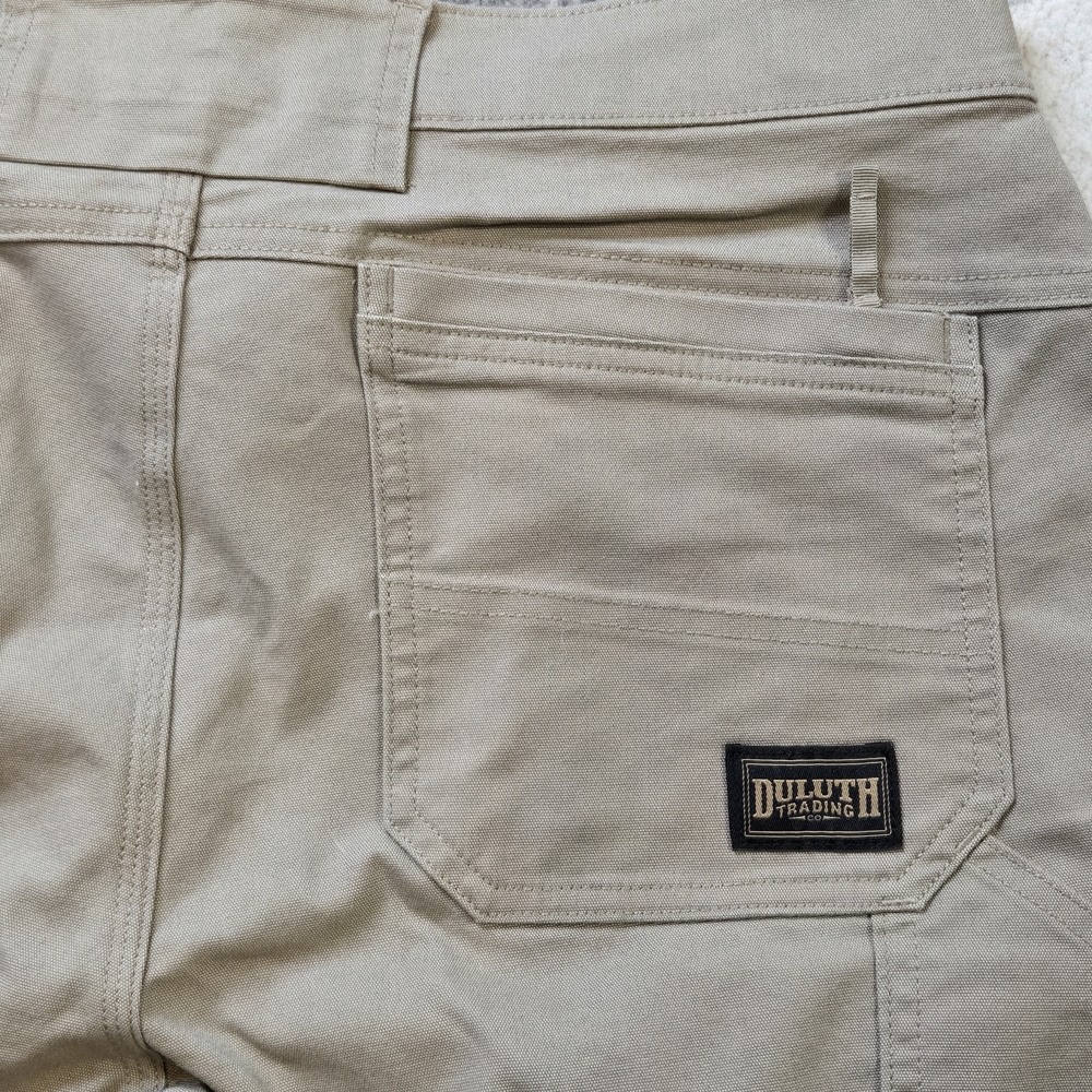 Duluth Trading Co Tan Flex Fire Hose Work Shorts - Picture 6 of 7